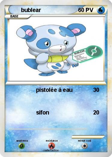 Pokemon bublear