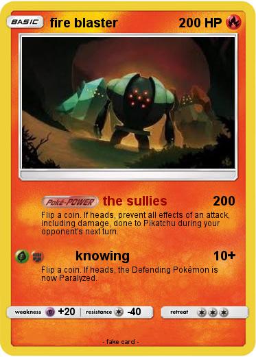 Pokemon fire blaster
