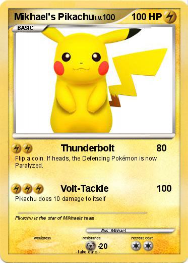 Pokemon Mikhael's Pikachu