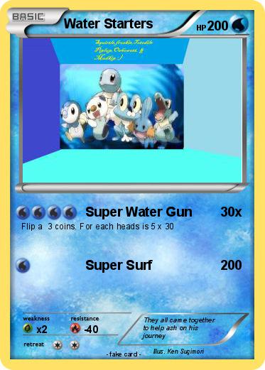 Pokemon Water Starters