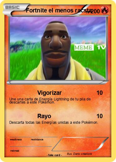 Pokemon Fortnite el menos racsta