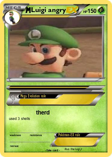 Pokemon Luigi angry