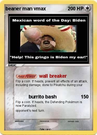 Pokemon beaner man vmax