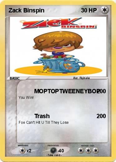 Pokemon Zack Binspin
