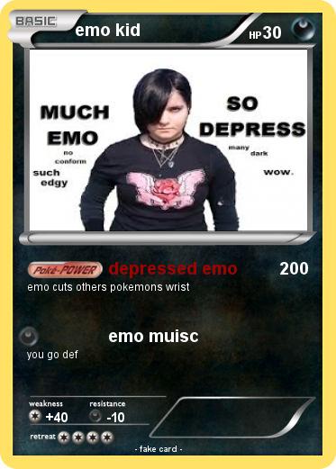 Pokemon emo kid