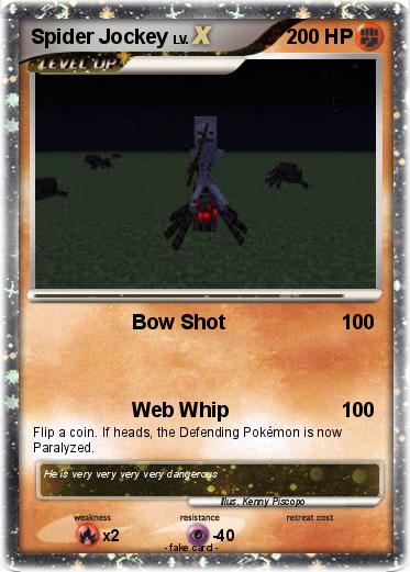 Pokemon Spider Jockey