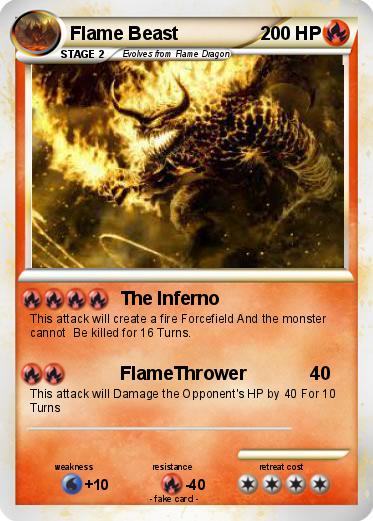 Pokemon Flame Beast