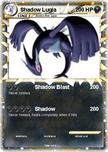 Pokemon Shadow Lugia