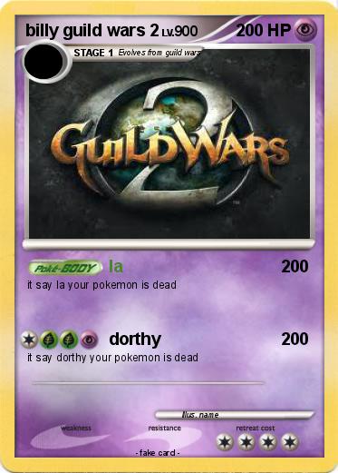 Pokemon billy guild wars 2