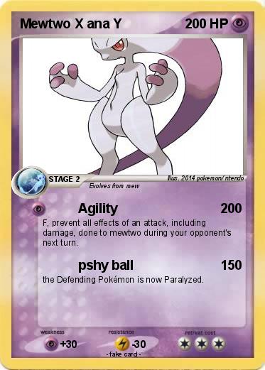 Pokemon Mewtwo X ana Y