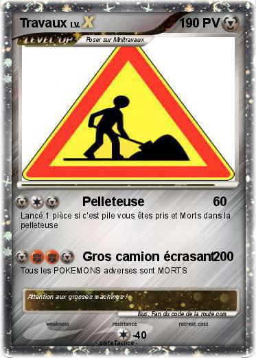 Pokemon Travaux