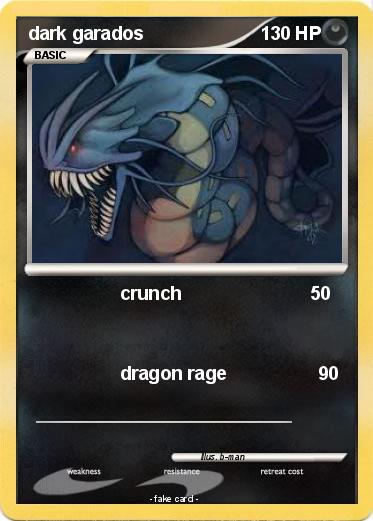 Pokemon dark garados