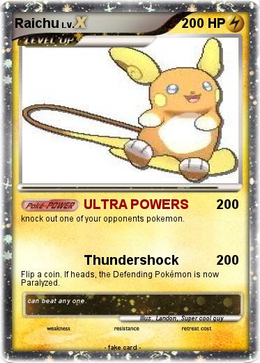 Pokemon Raichu