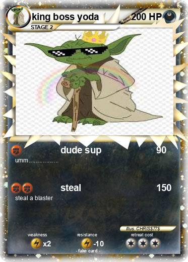 Pokemon king boss yoda