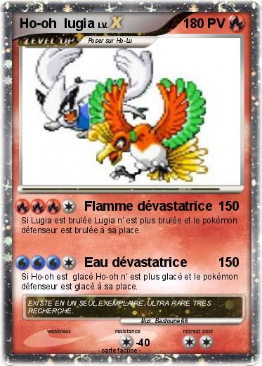 Pokemon Ho-oh  lugia