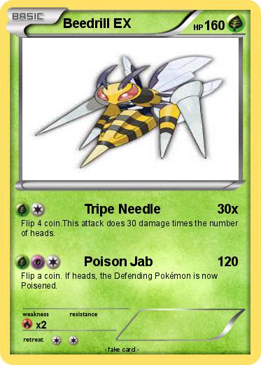 Pokemon Beedrill EX