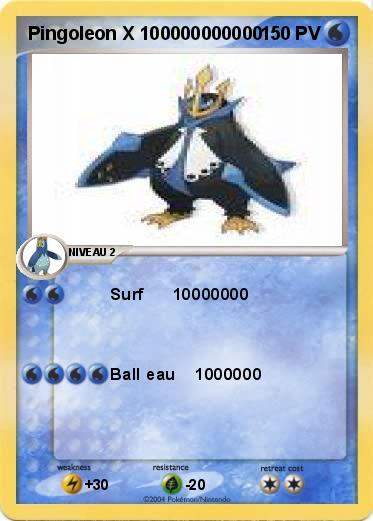 Pokemon Pingoleon X 100000000000