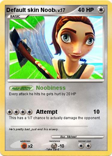 Pokemon Default skin Noob