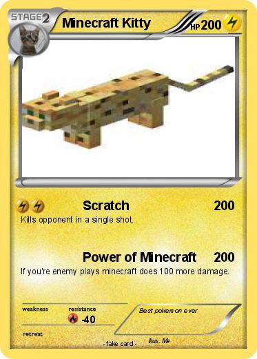 Pokemon Minecraft Kitty