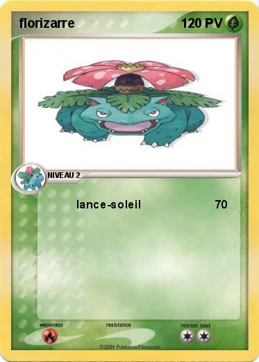 Pokemon florizarre