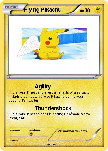 Pokemon Flying Pikachu