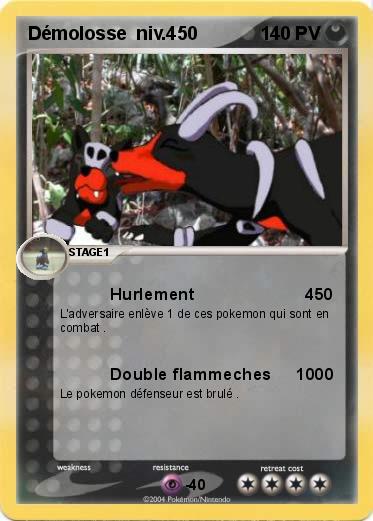 Pokemon Démolosse  niv.450             