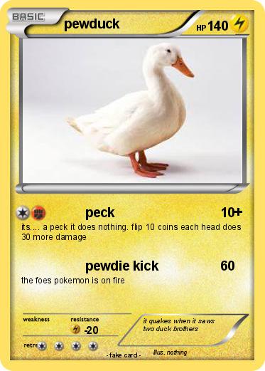 Pokemon pewduck