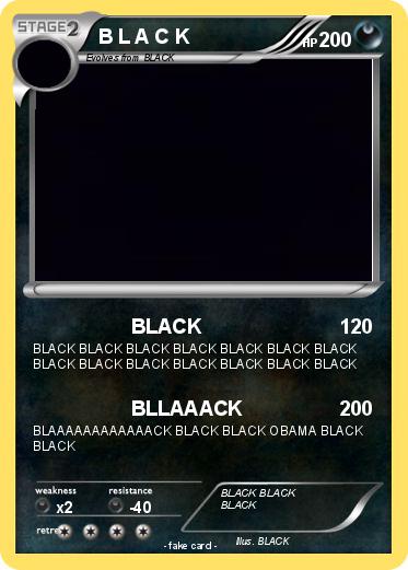 Pokemon B L A C K