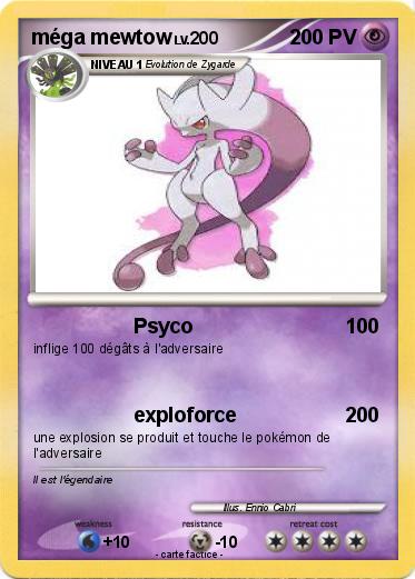 Pokemon méga mewtow