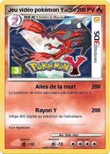 Pokemon Jeu vidéo pokémon Y