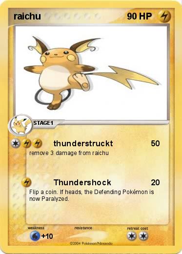Pokemon raichu