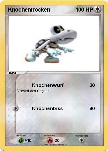 Pokemon Knochentrocken