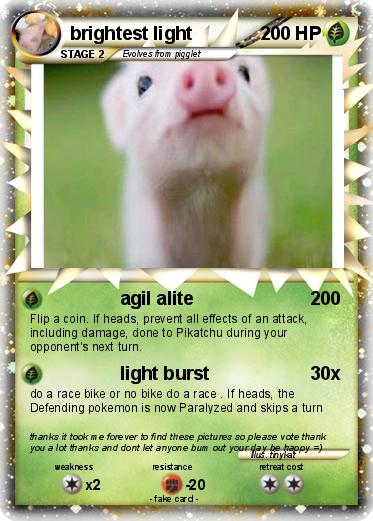 Pokemon brightest light