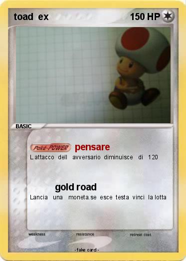 Pokemon toad  ex