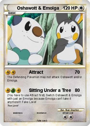 Pokemon Oshawott & Emolga