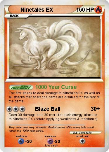 Pokemon Ninetales EX