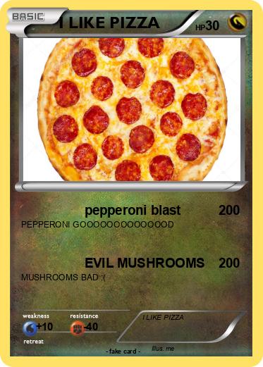 Pokemon I LIKE PIZZA