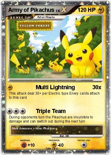 Pokemon Army of Pikachus
