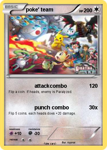 Pokemon poke' team