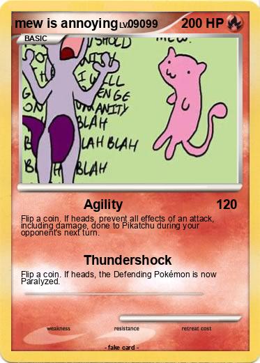 Pokemon mew is annoying