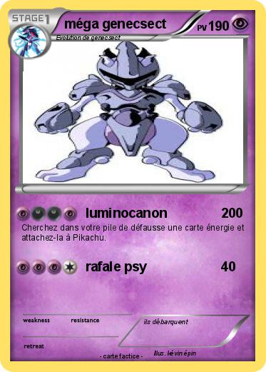 Pokemon méga genecsect