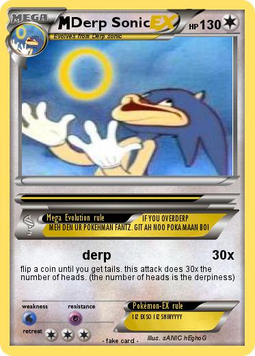 Pokemon Derp Sonic