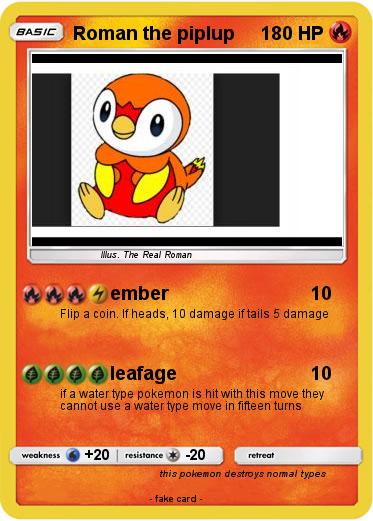 Pokemon Roman the piplup