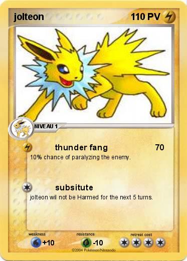 Pokemon jolteon