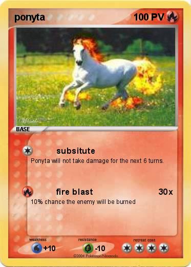 Pokemon ponyta