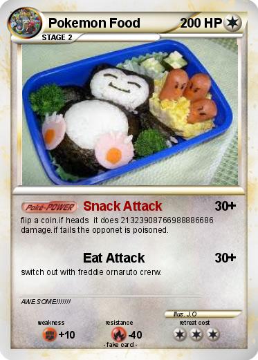 Pokemon Pokemon Food