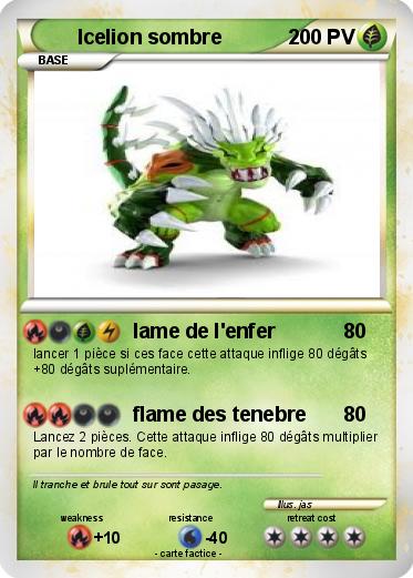 Pokemon Icelion sombre