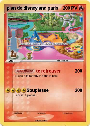 Pokemon plan de disneyland paris