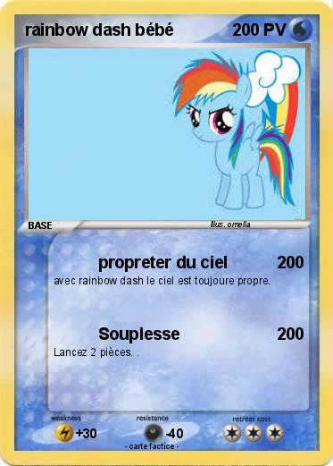Pokemon rainbow dash bébé
