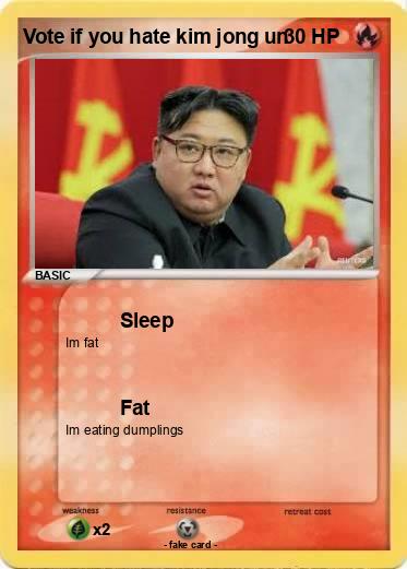 Pokemon Vote if you hate kim jong un